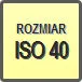 Piktogram - Rozmiar: ISO 40